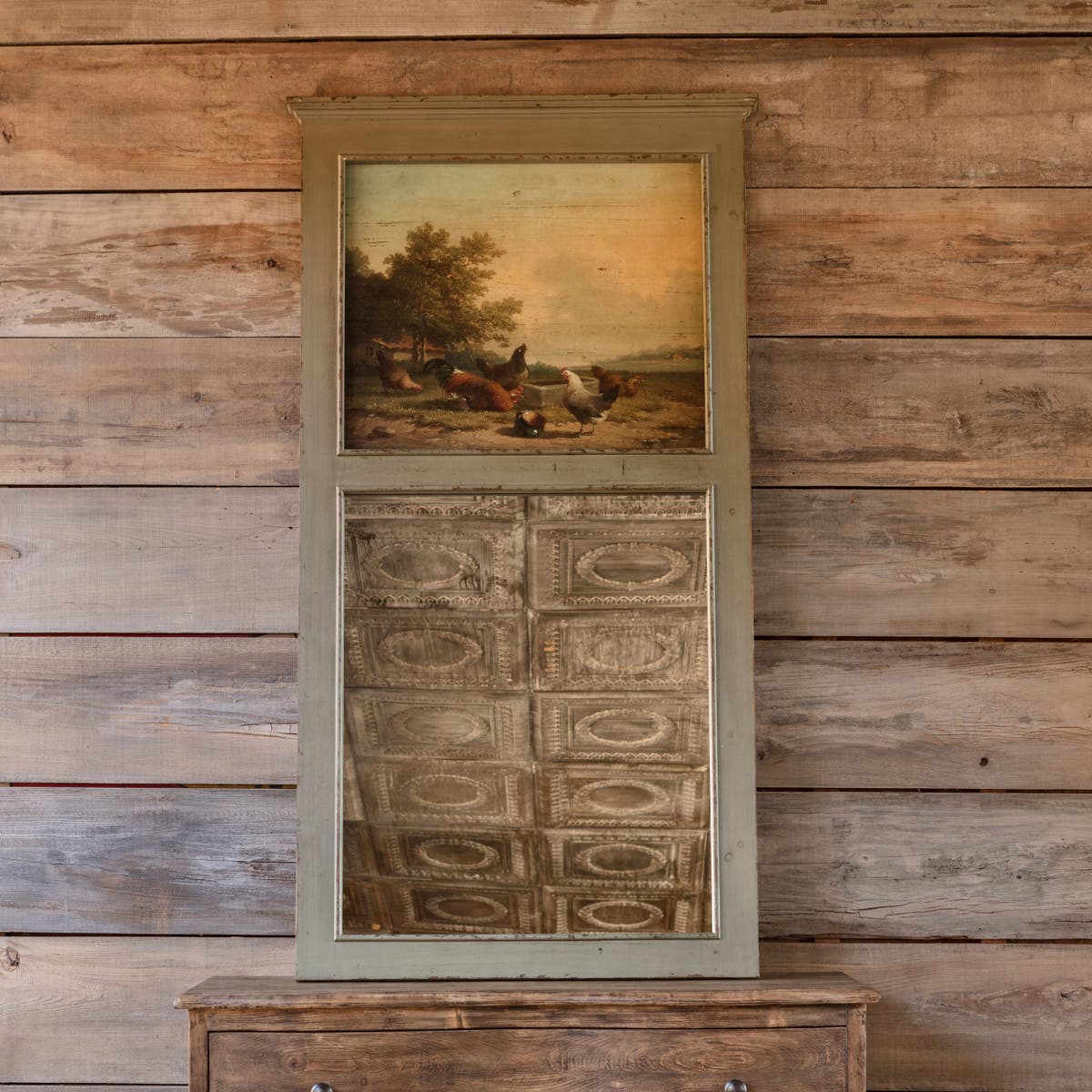 Poultry Trumeau Wall Mirror