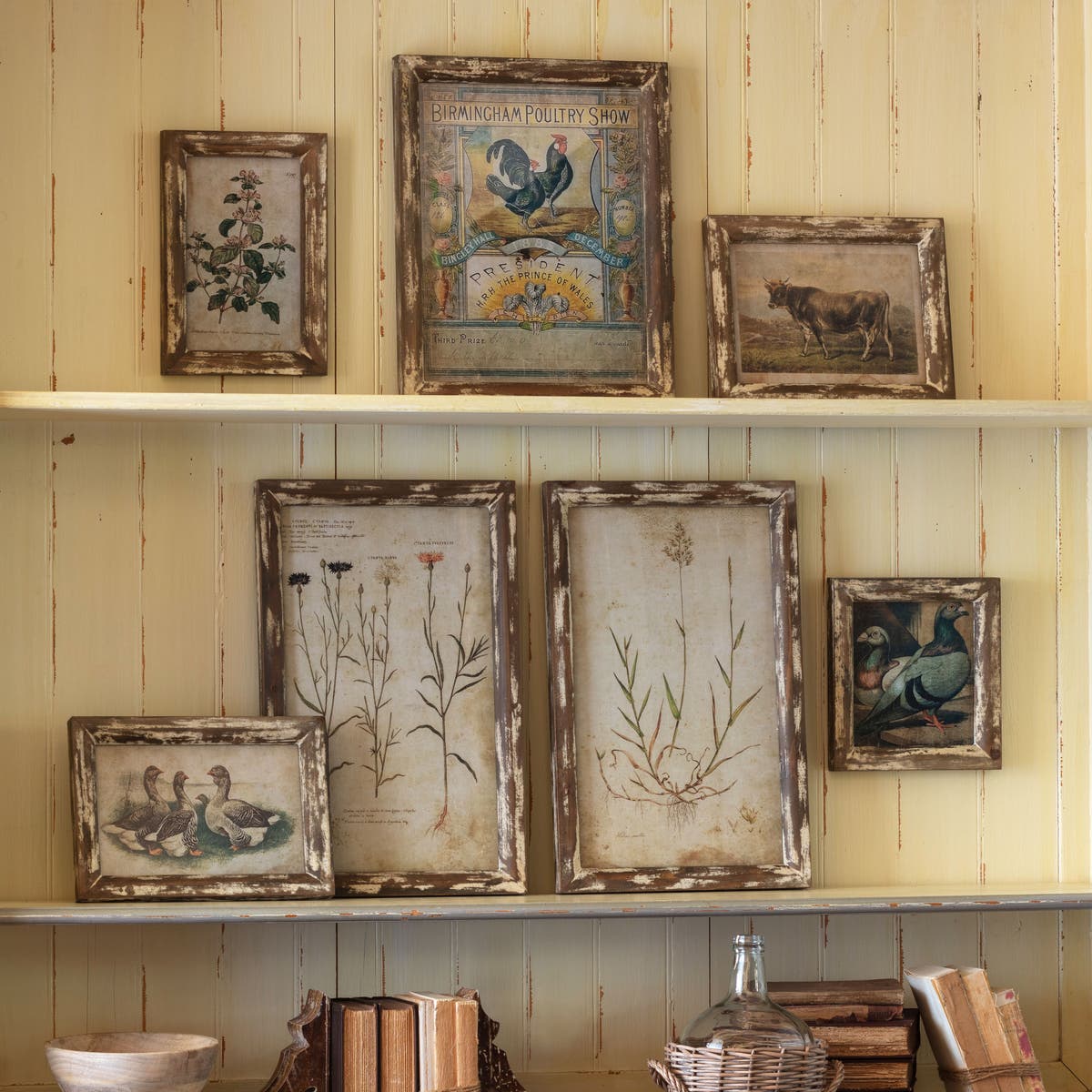 French Farm Framed Print Collection, Set of 7