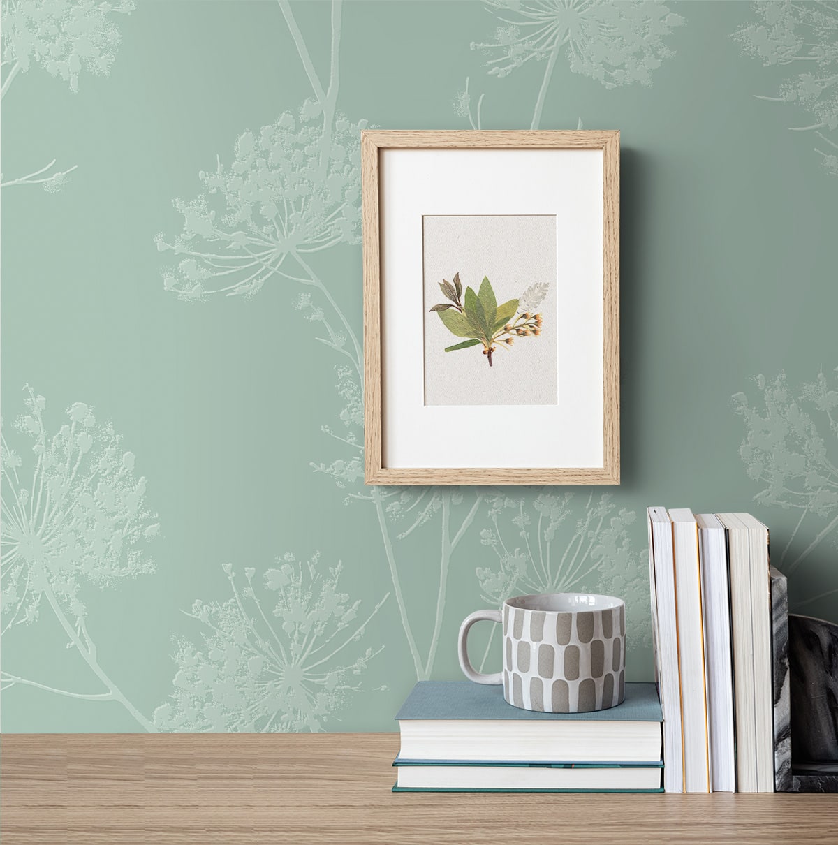 Paintable Dandelion Fields Floral Peel and Stick Removable Wallpaper
