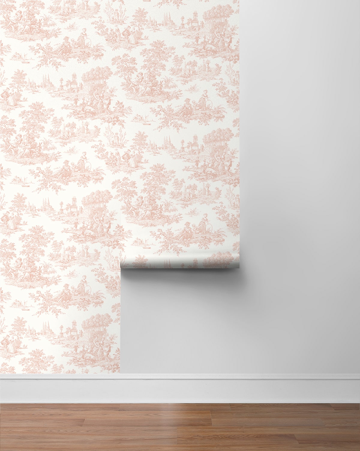 Chateau Toile Vintage Prepasted Wallpaper