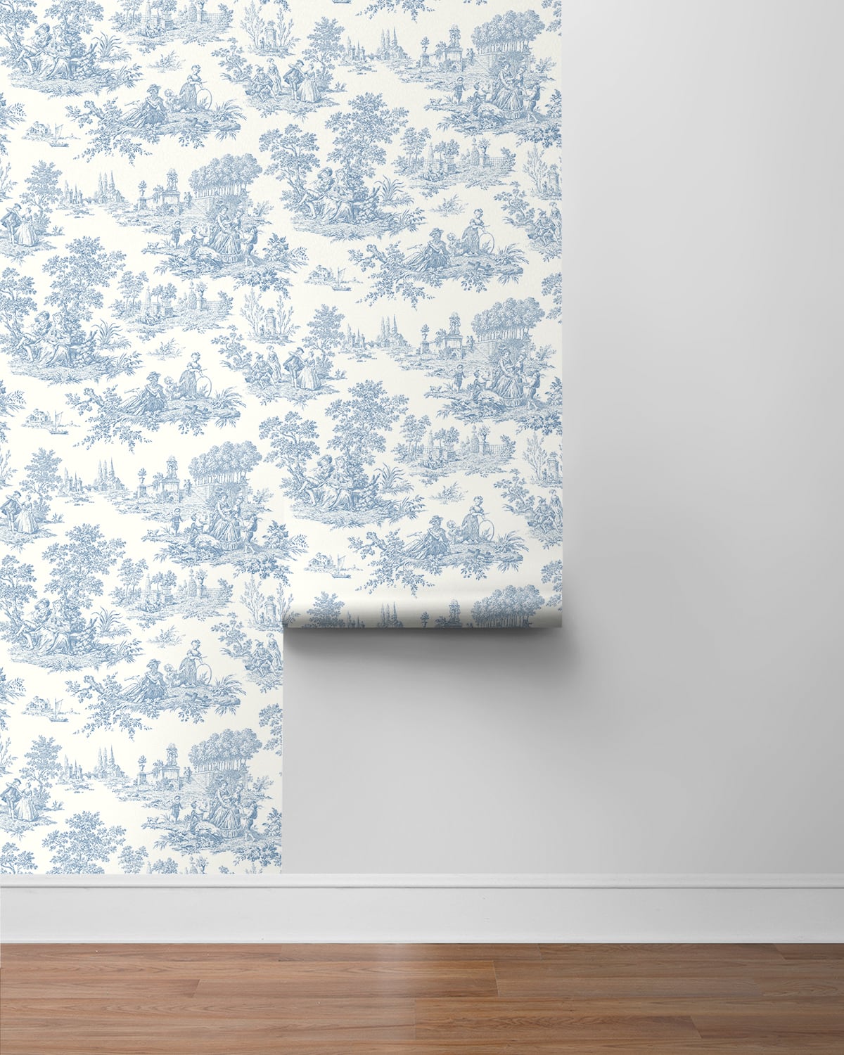 Chateau Toile Vintage Prepasted Wallpaper