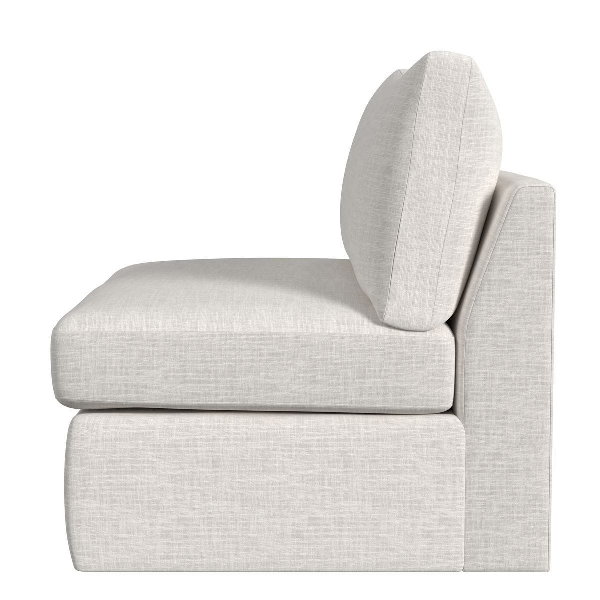 Great Plains Armless Sofa - Lovely Linen Cream
