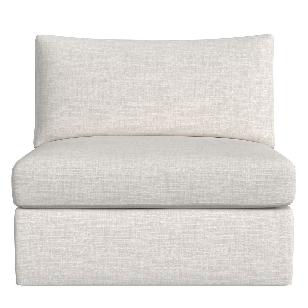 Great Plains Armless Sofa - Lovely Linen Cream