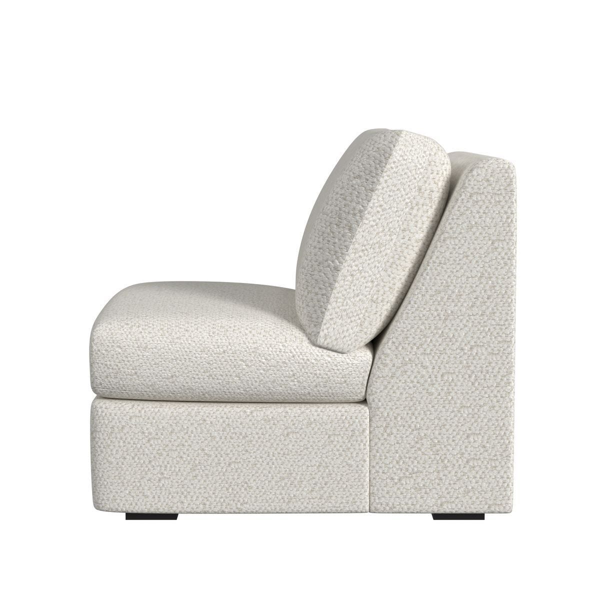 Wave Armless Sofa - Cuddly Cream