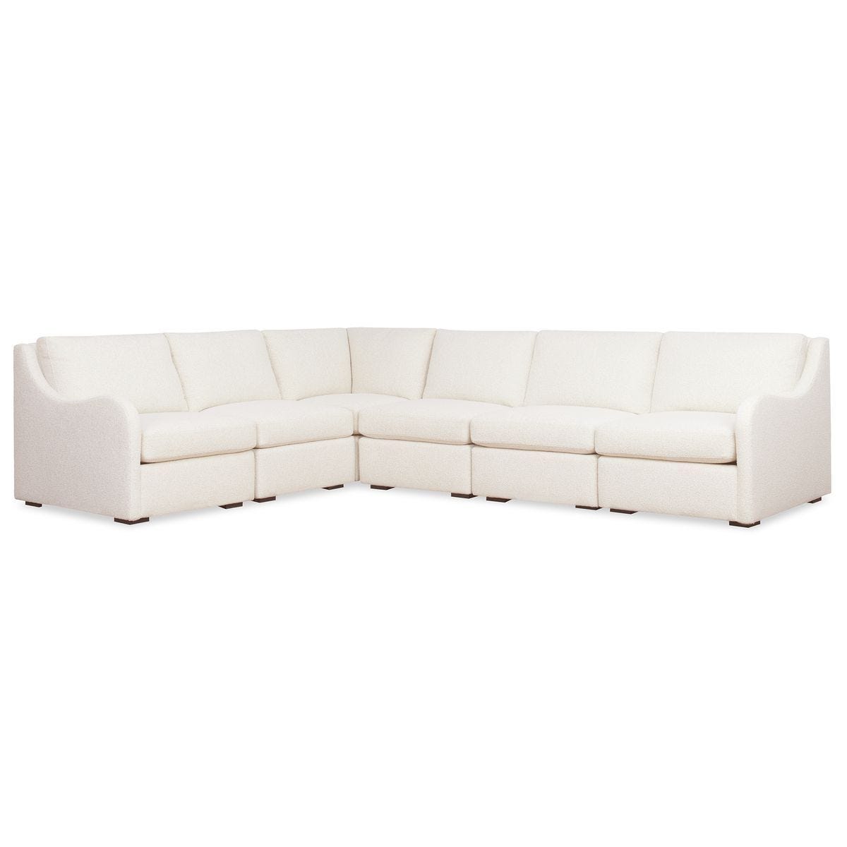 Little Wave Left Arm Sofa - Snuggle Vanilla