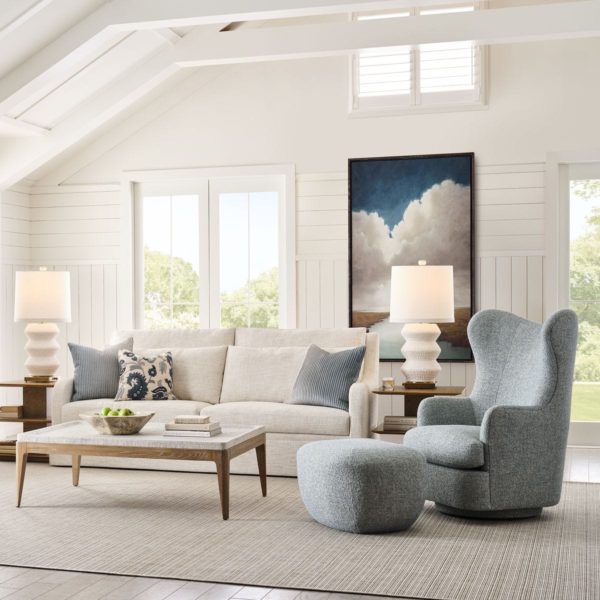 London Sofa - Lovely Linen Cream