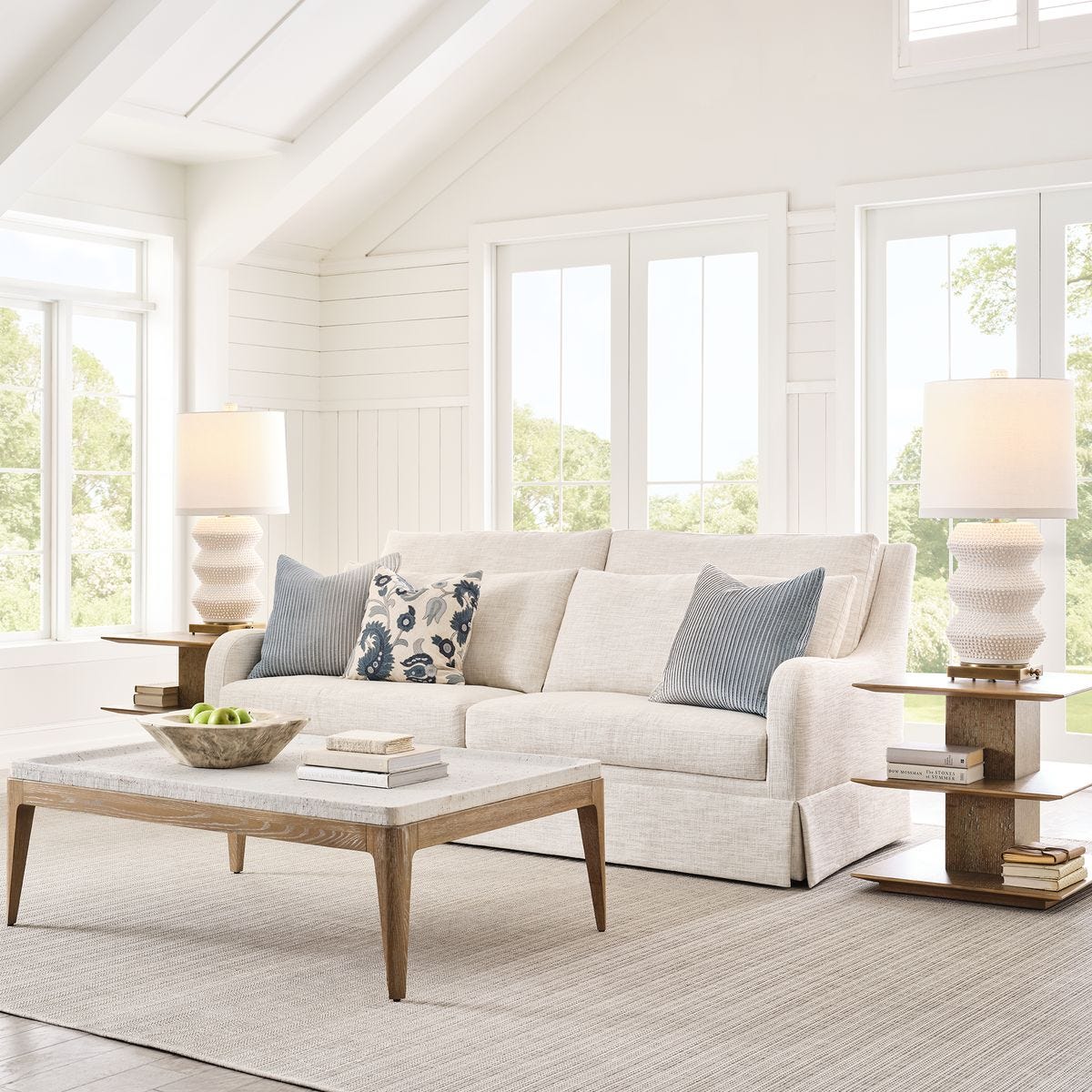 London Sofa - Lovely Linen Cream