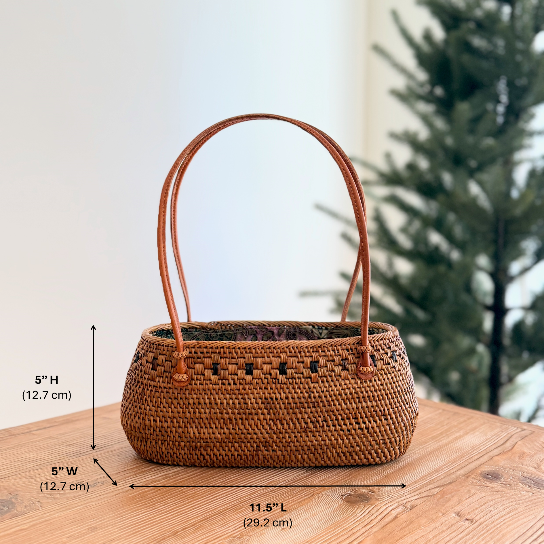 Bali Rattan Bag - Olivia