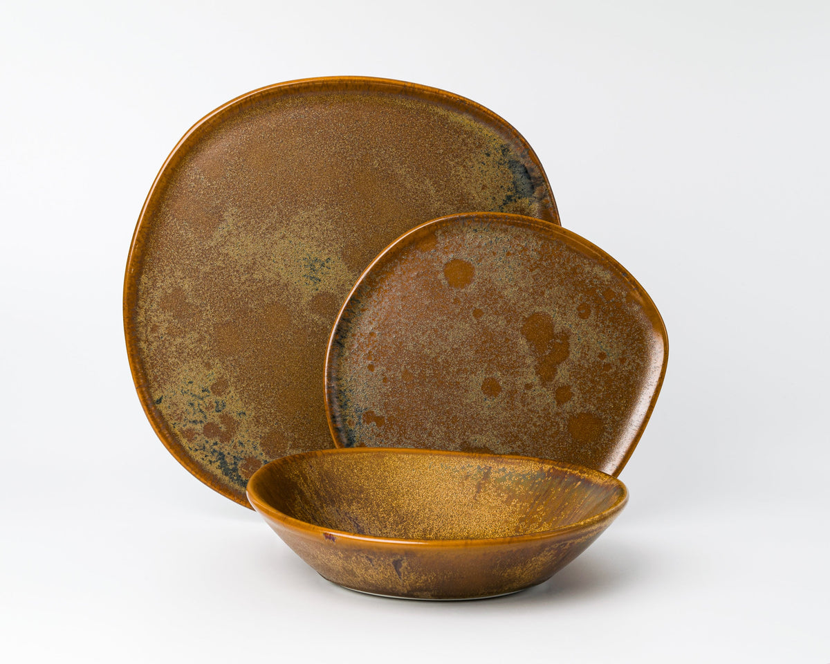 3 Piece Ripple Dinner Setting