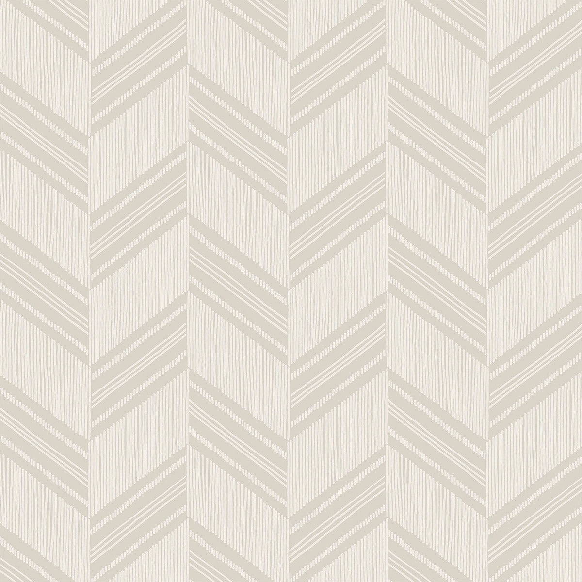 Boho Rhapsody Chevron Striped Unpasted Wallpaper