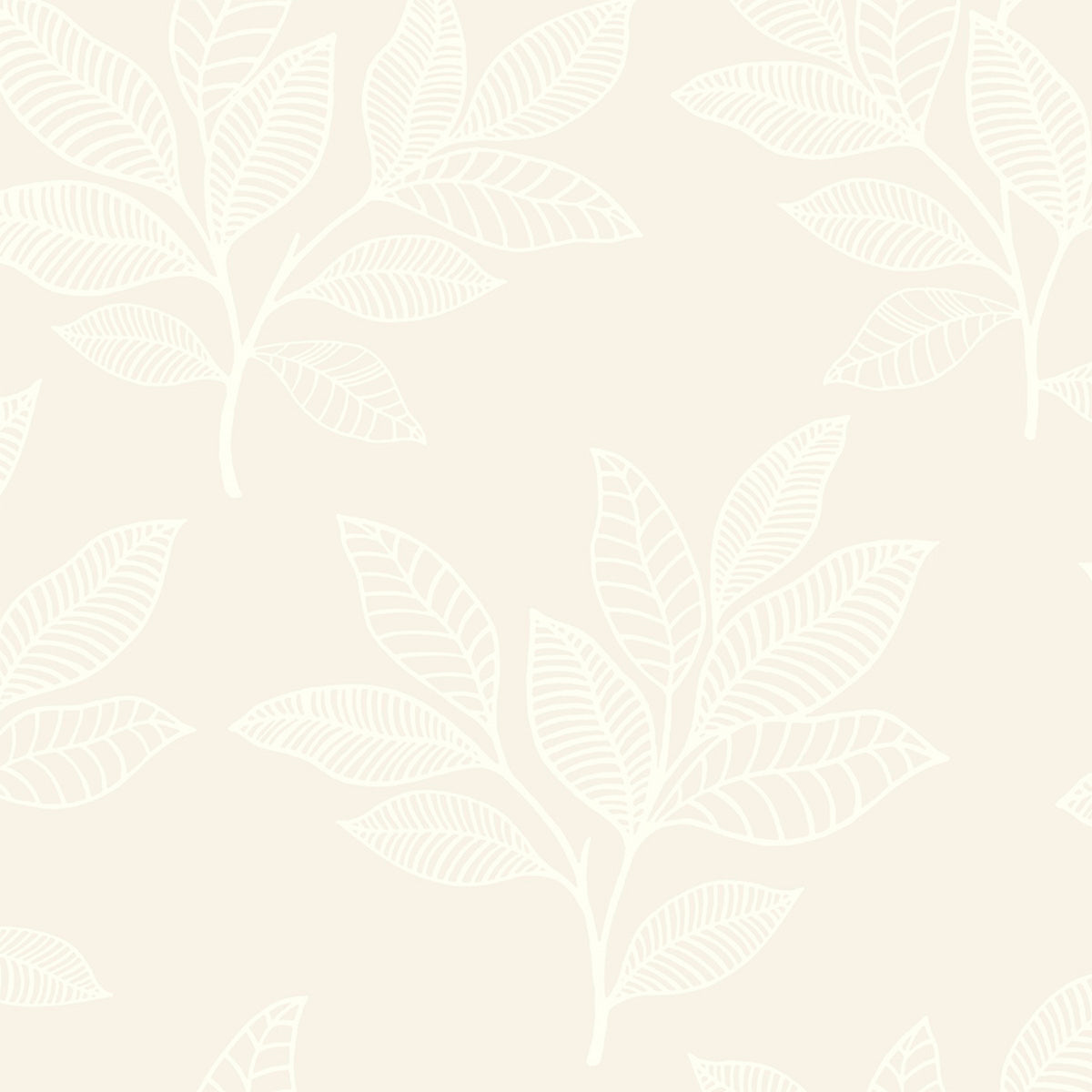 Boho Rhapsody Paradise Leaves Botanical Wallpaper