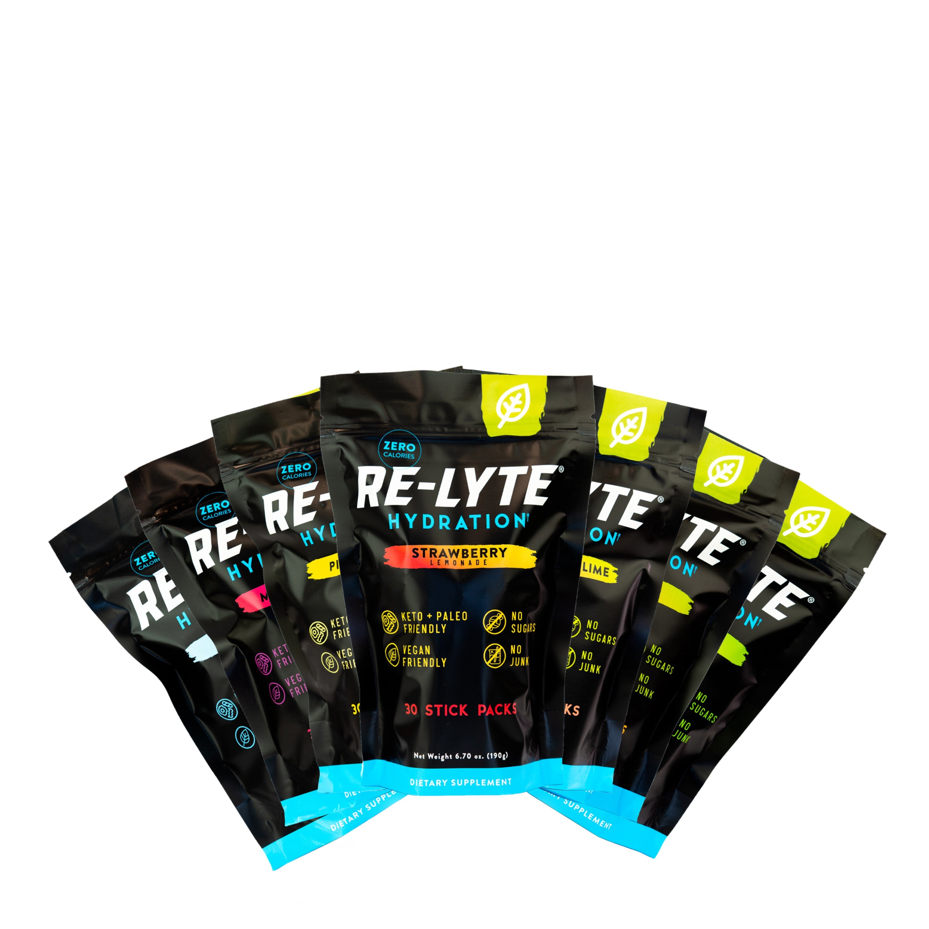 Re-Lyte® Hydration Electrolyte Powder Stick Packs / 30 Count Variety Pack