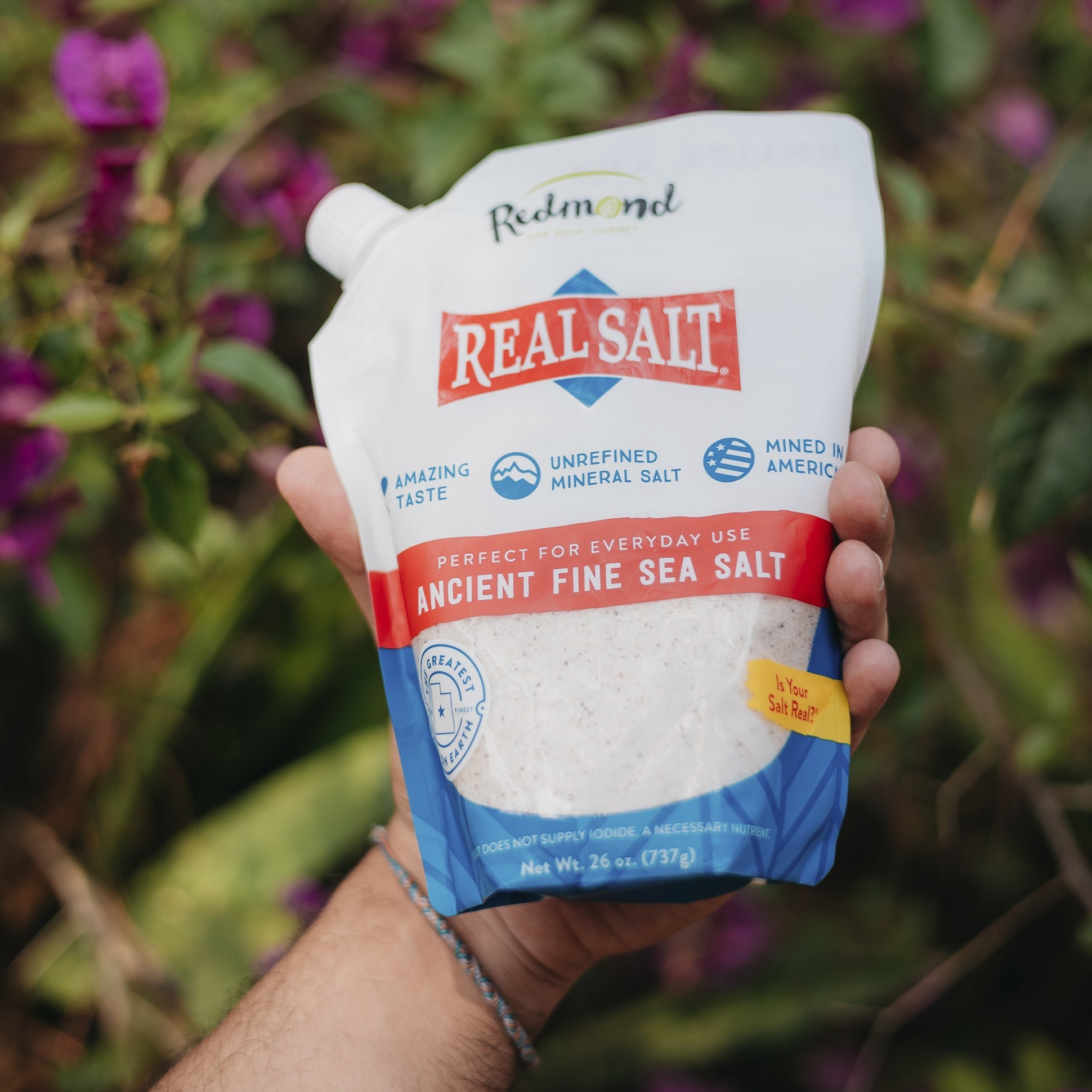 Real Salt Fine 26 oz Pouch