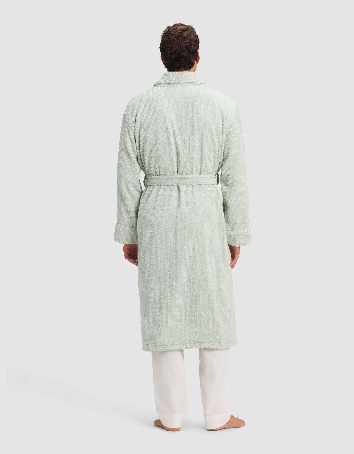 Ribbed Terry Bath Robe
