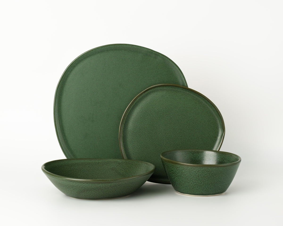 4 Piece Ripple Dinner Setting