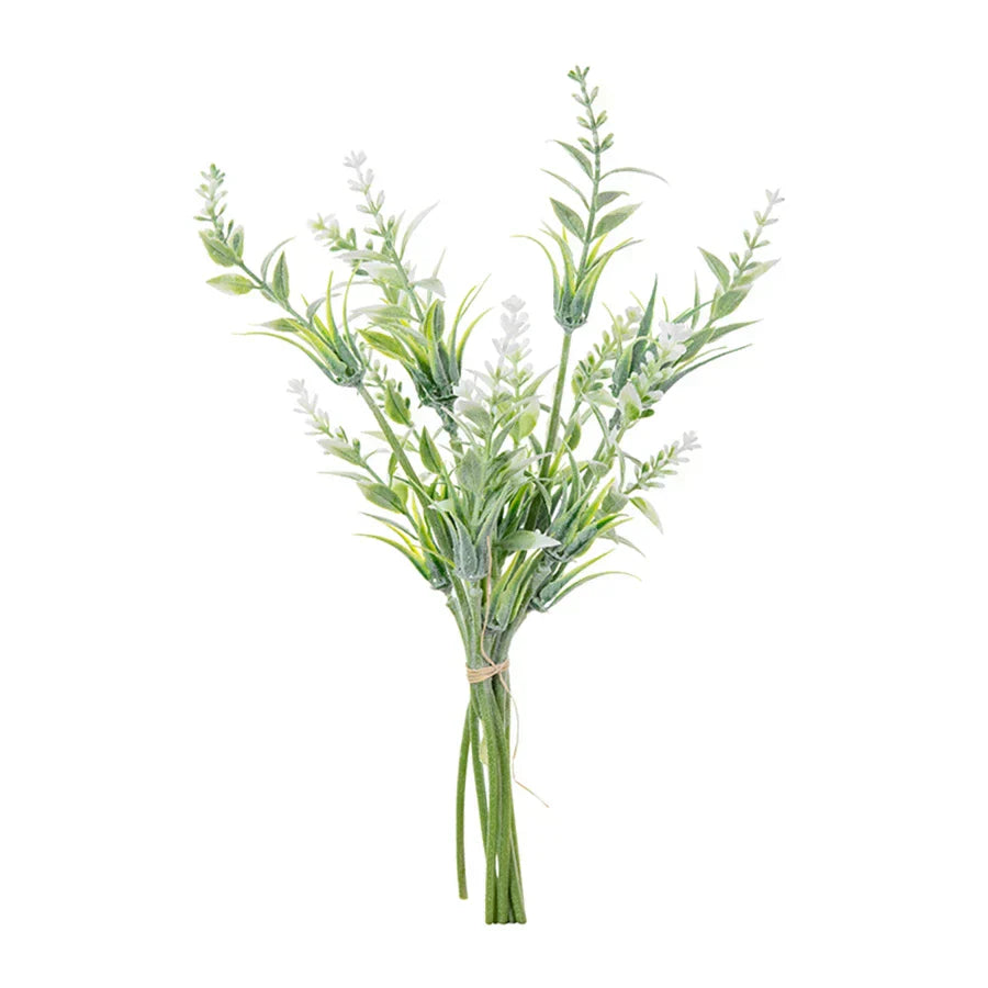 Lavender Wedding Wreath Artificial Flowers Home Decor Craft Fake Plants