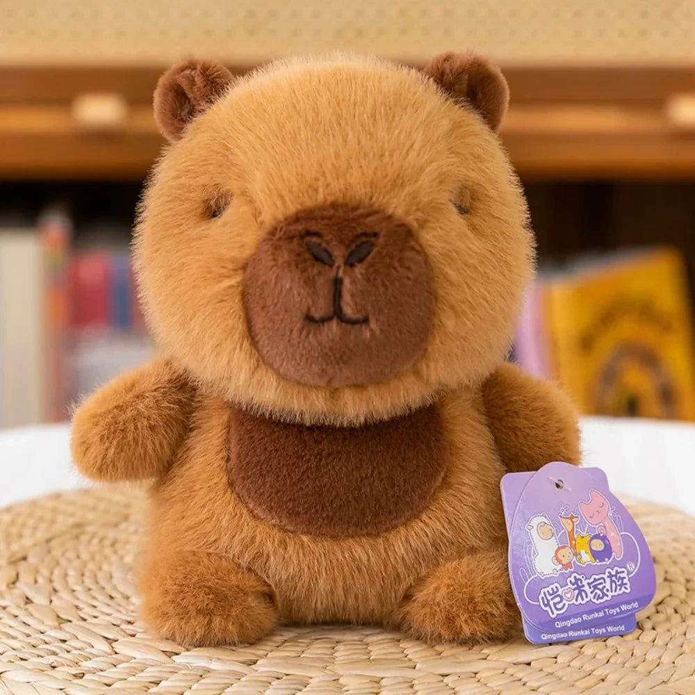 16cm Plush Companion Doll – Soft Capybara & Elephant Stuffed Toy