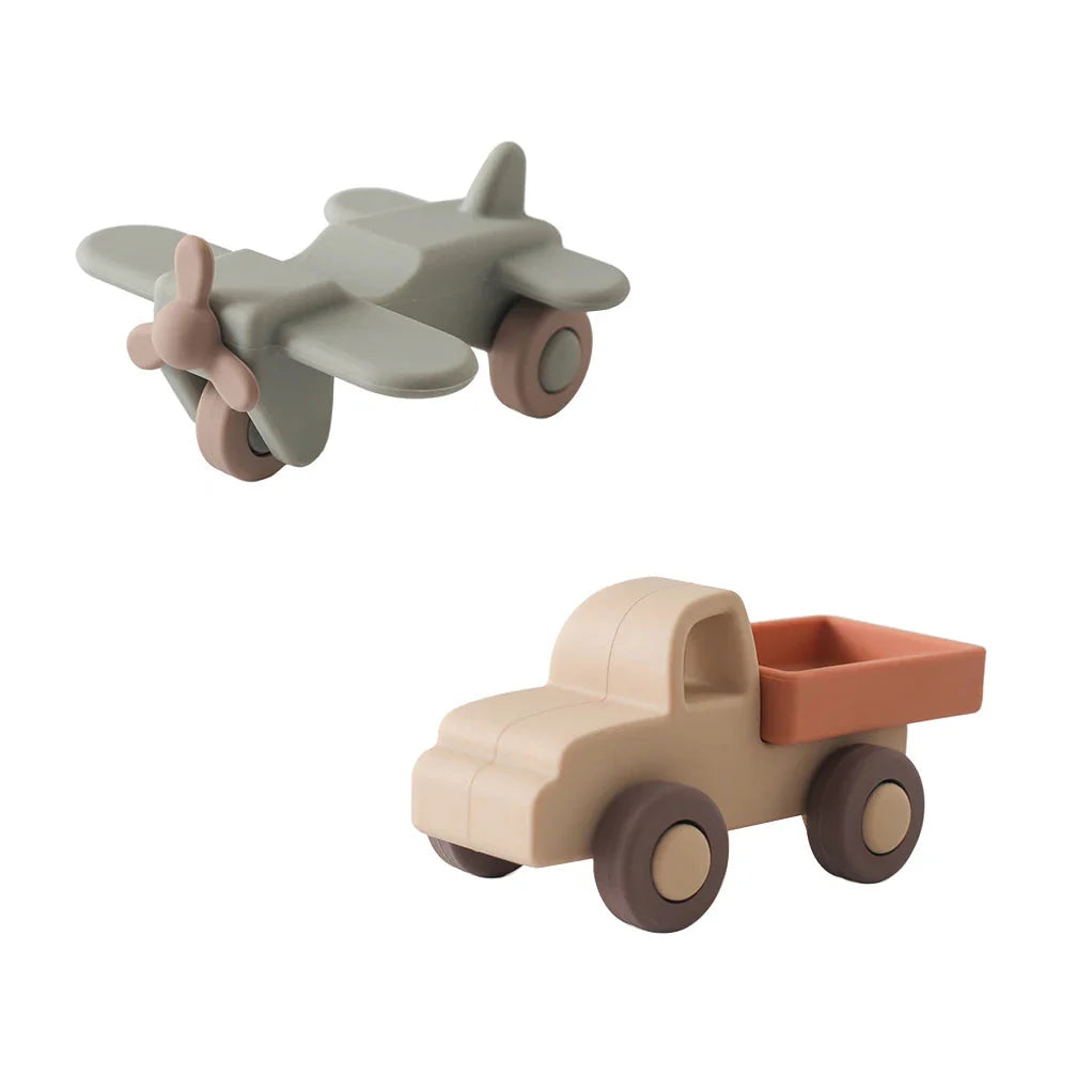 Baby Silicone Car Teether Toy Montessori Educational 0-12 Months