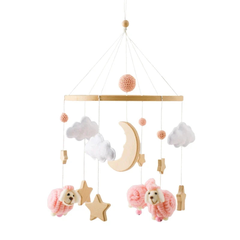 Baby Crib Mobile Rattle Toy Forest Animal Bed Bell