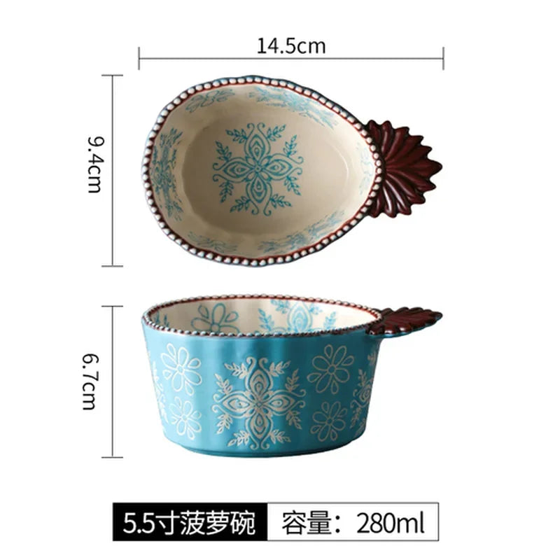Japanese Style Hand-painted Seasoning Dishes & Soy Sauce Bowls