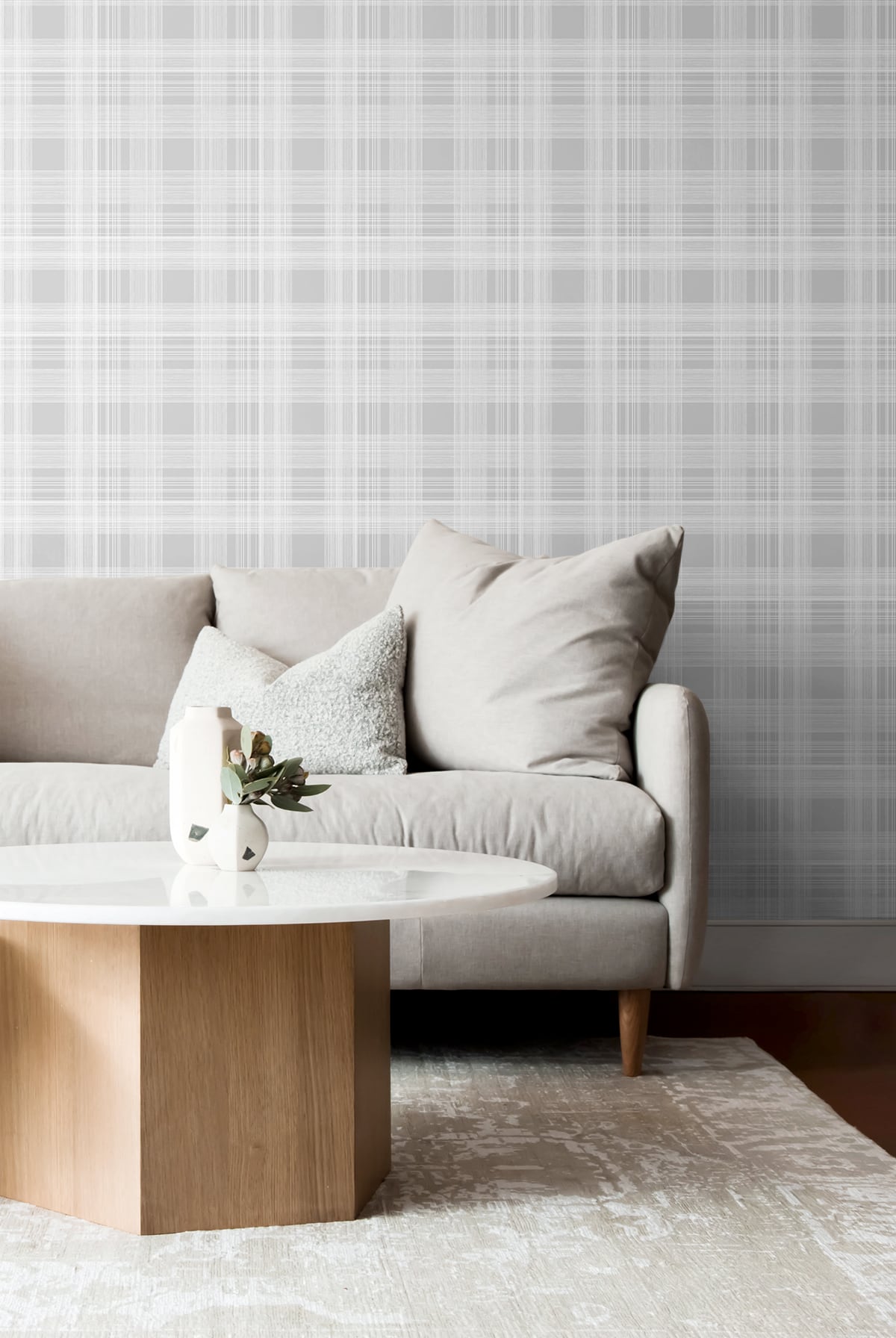 Rad Plaid Peel and Stick Removable Wallpaper