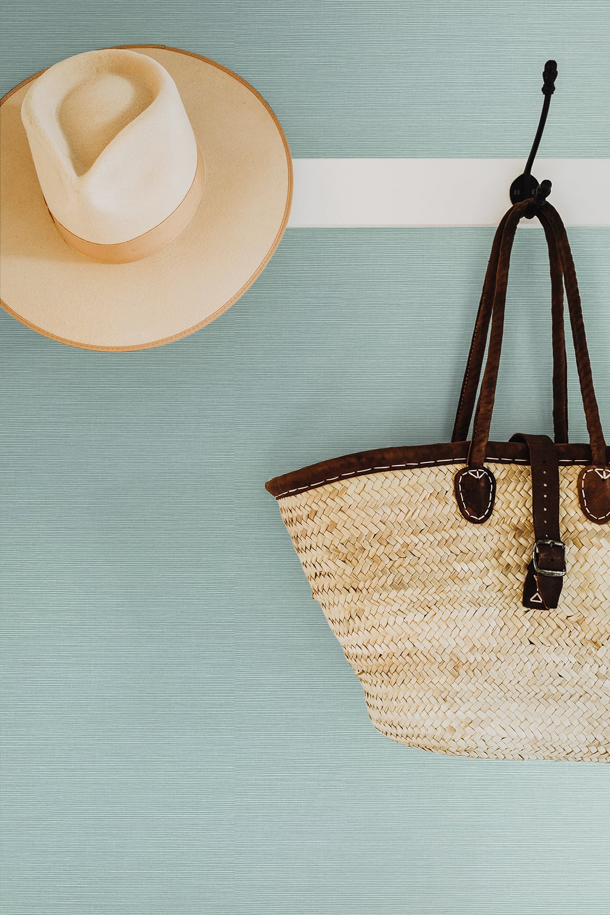Seaside Faux Sisal Peel and Stick Removable Wallpaper