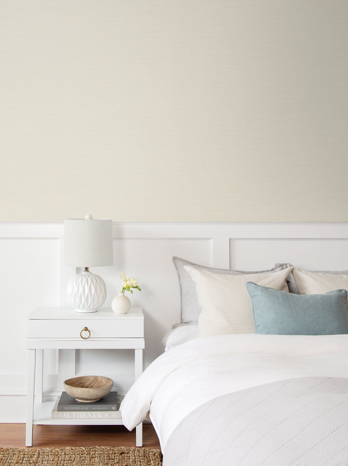 Seaside Faux Sisal Peel and Stick Removable Wallpaper