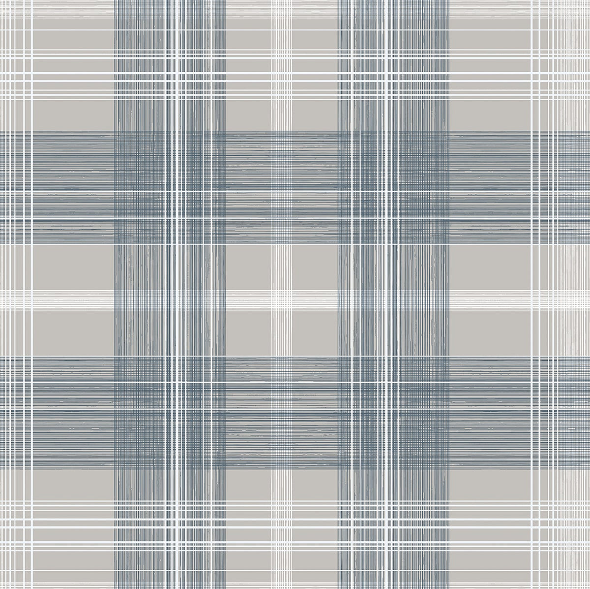 Crossroads Plaid Peel and Stick Removable Wallpaper