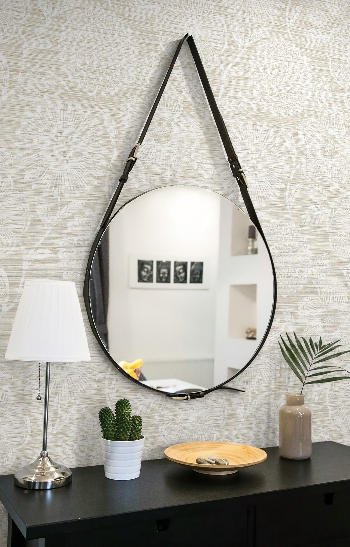 Faux Grass Floral Peel and Stick Removable Wallpaper
