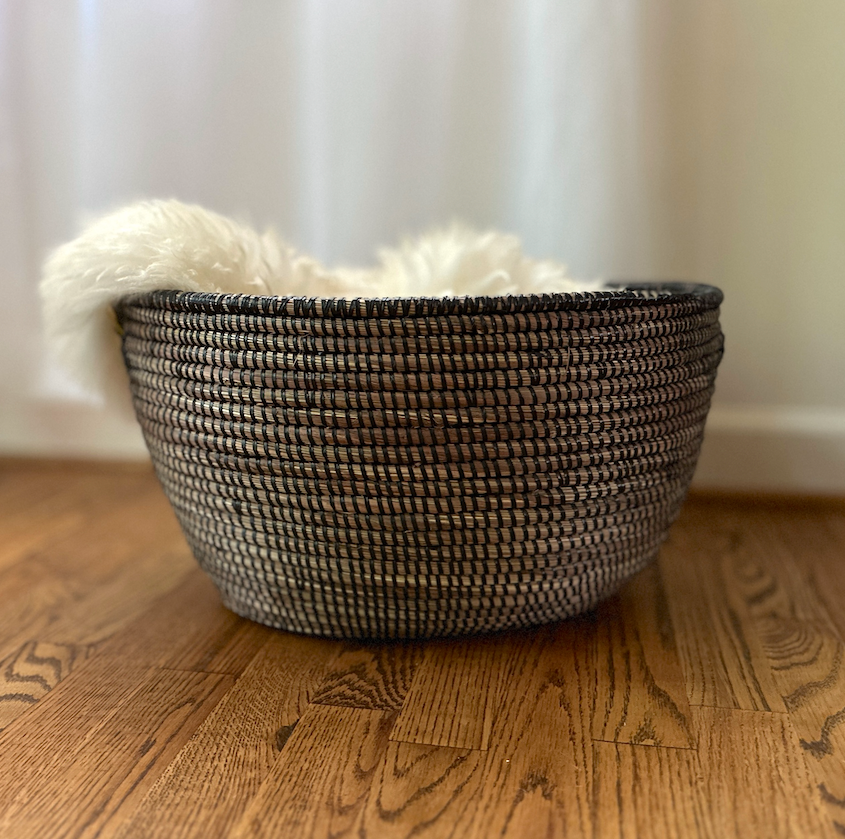 Black Oval Basket