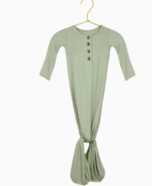 Ribbed Knotted Gown