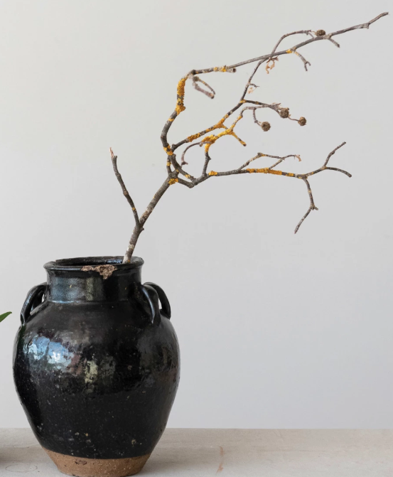 Round Clay Jar