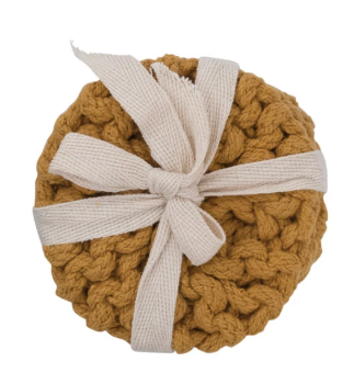 Cotton Crocheted Coasters