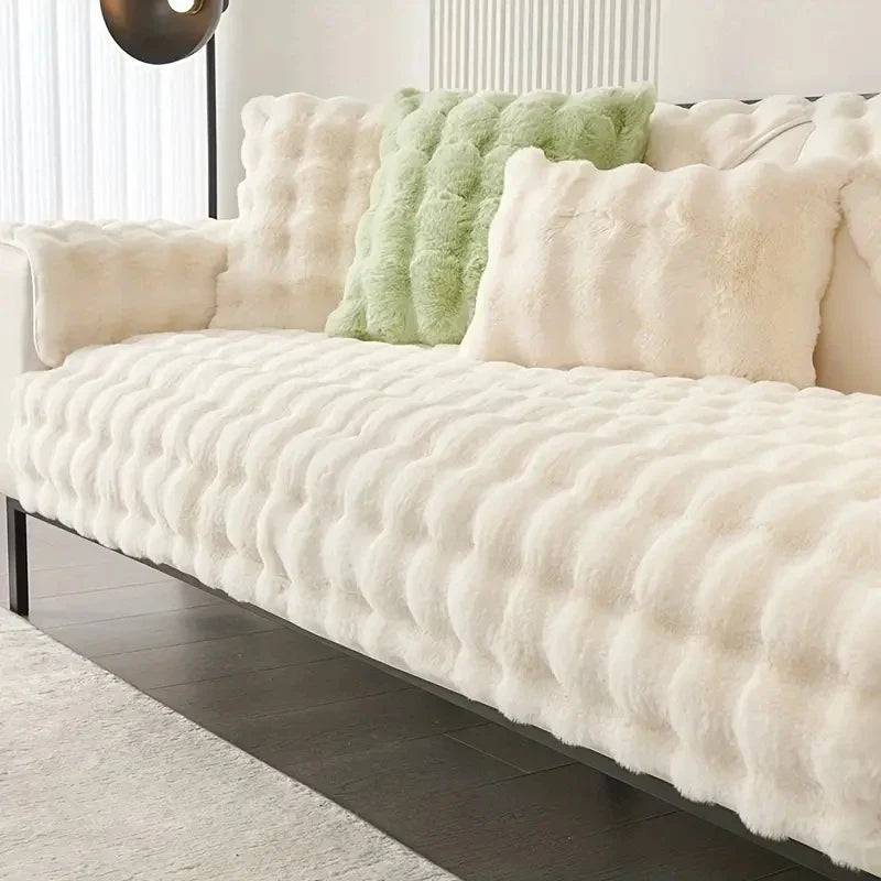 Velvet Couch Cover – Soft, Stylish, and Cat & Dog Proof Couch Throw Cover