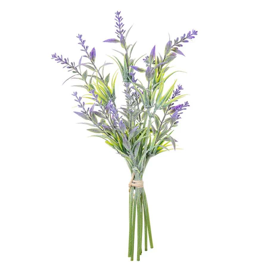 Lavender Wedding Wreath Artificial Flowers Home Decor Craft Fake Plants