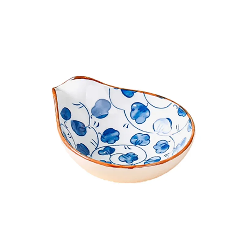 Japanese Style Ceramic Sauce Plate Snack Dish Porcelain Tableware