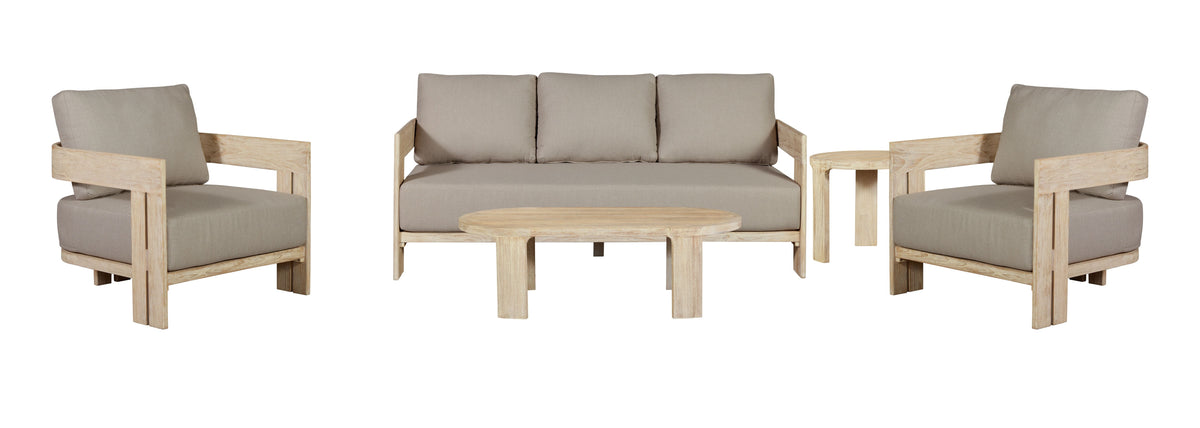 Paradiso Outdoor Sofa Set White Wash