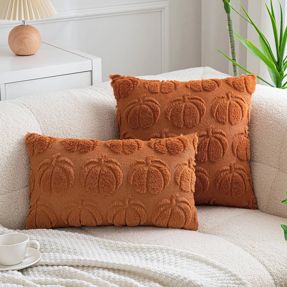 Halloween Plush Cushion Cover for Festive Living Room Decor