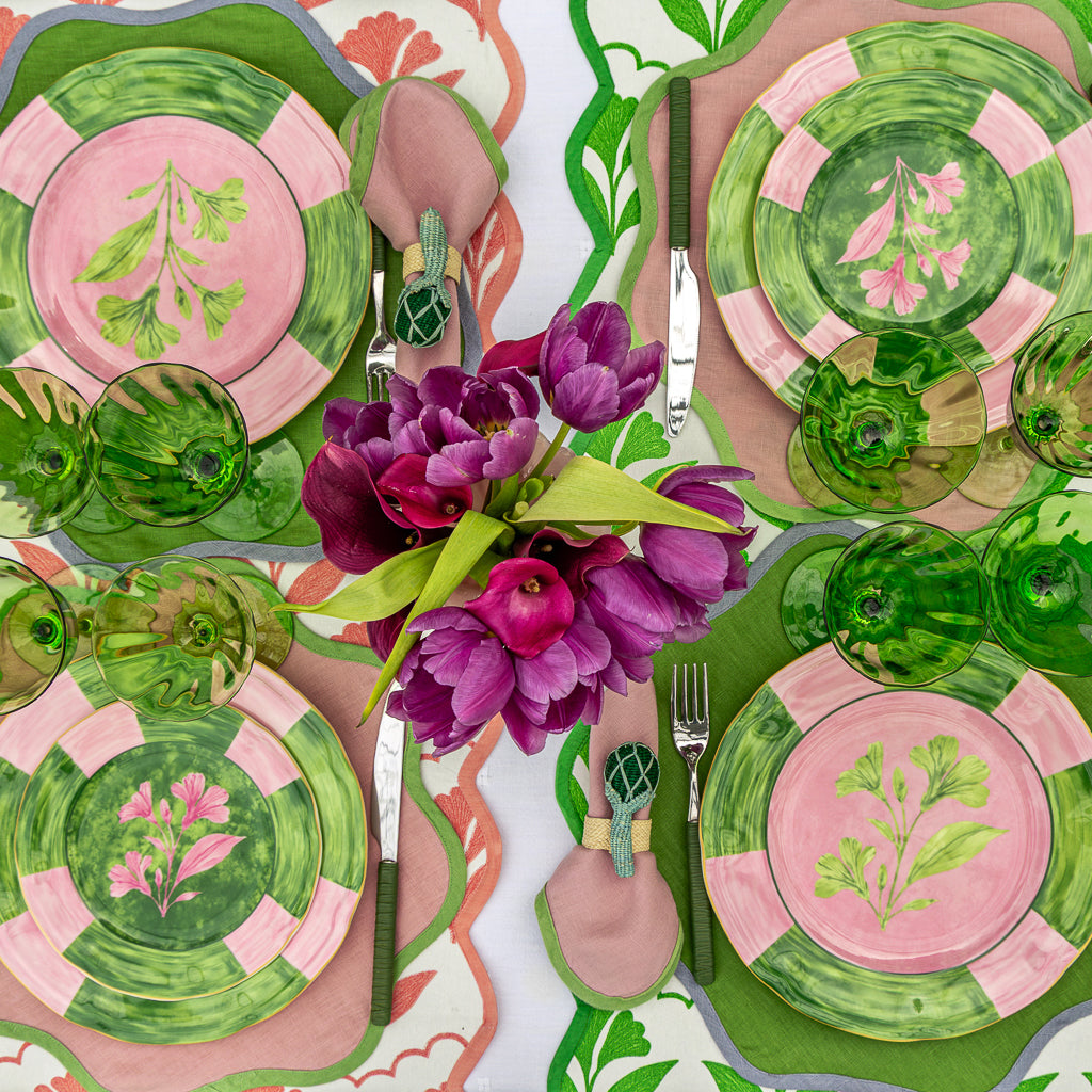 Josephine Green Floral Table Runner