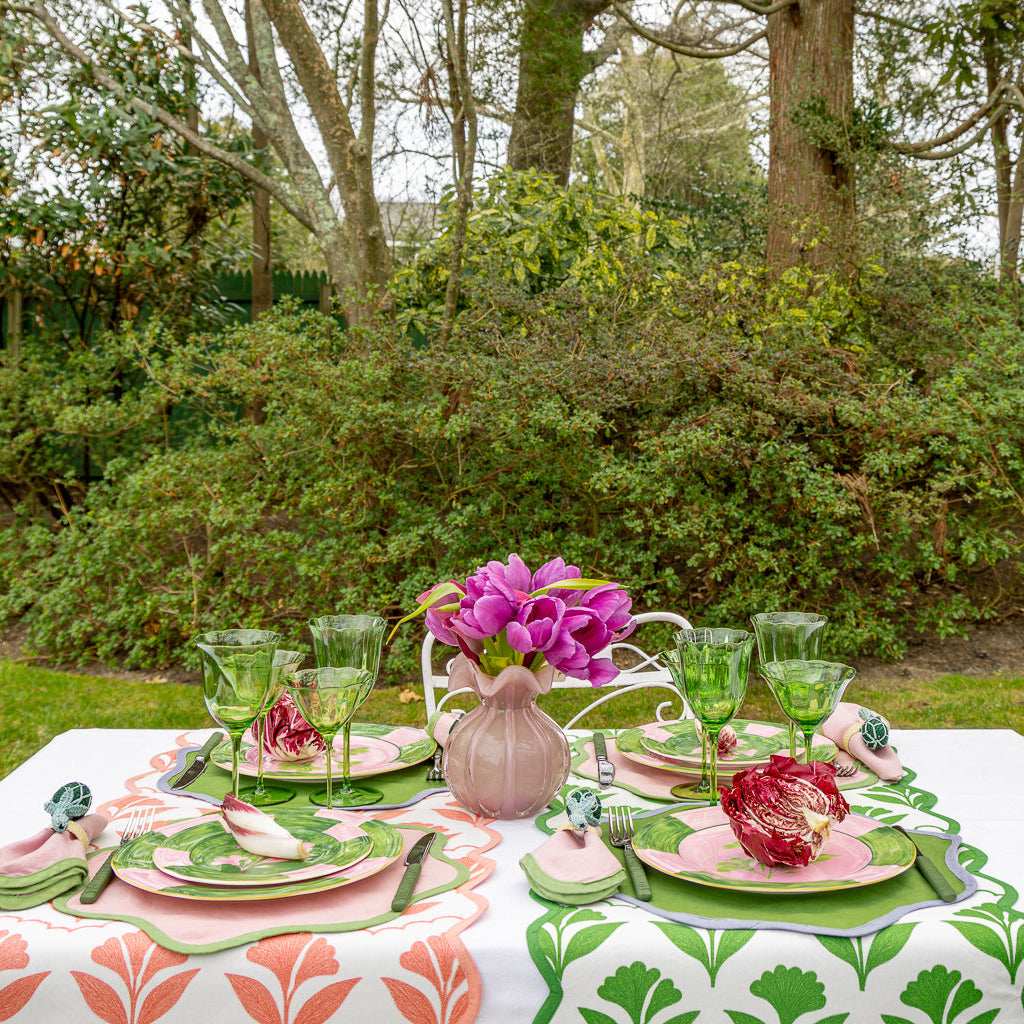 Josephine Green Floral Table Runner