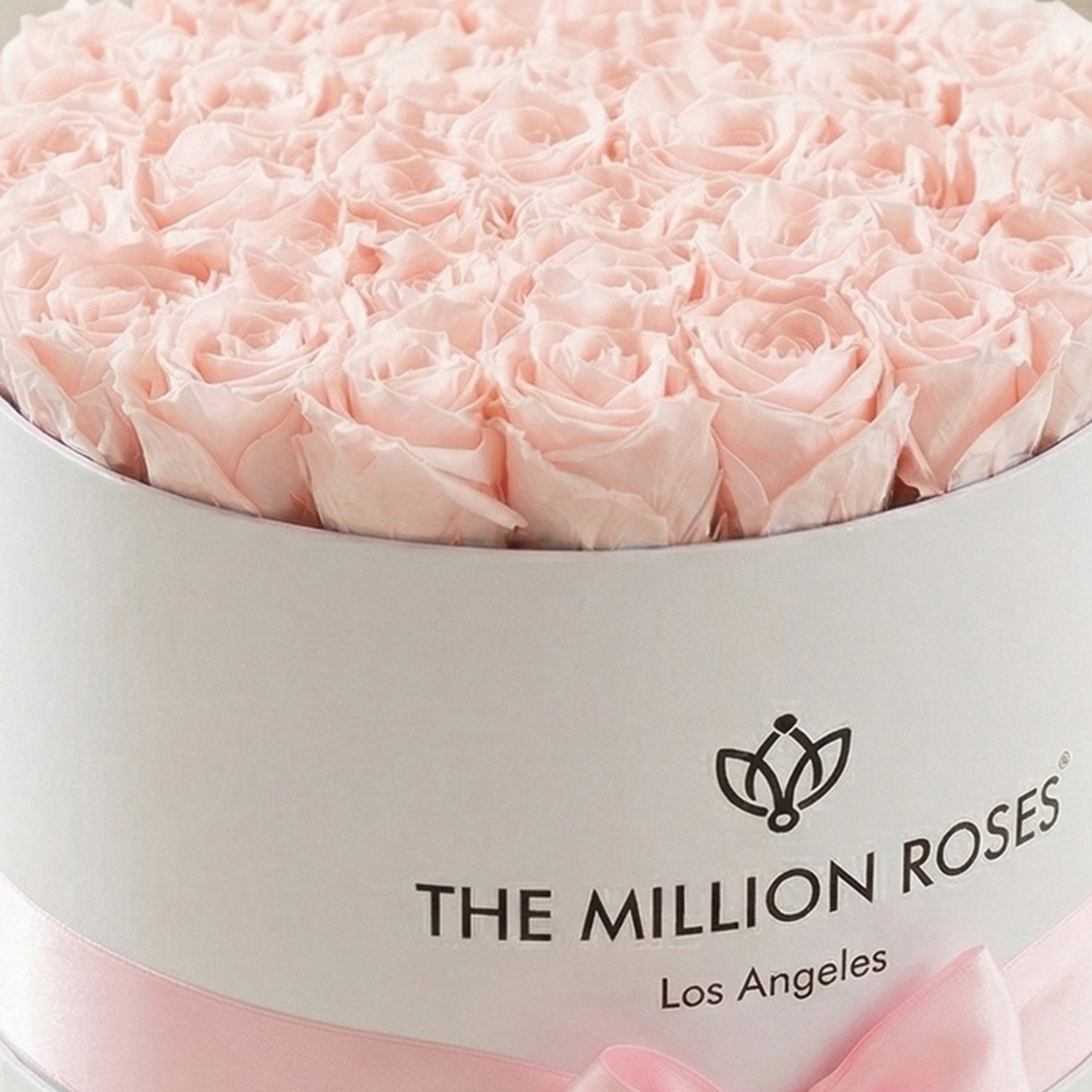 Supreme White Box | Light Pink Roses