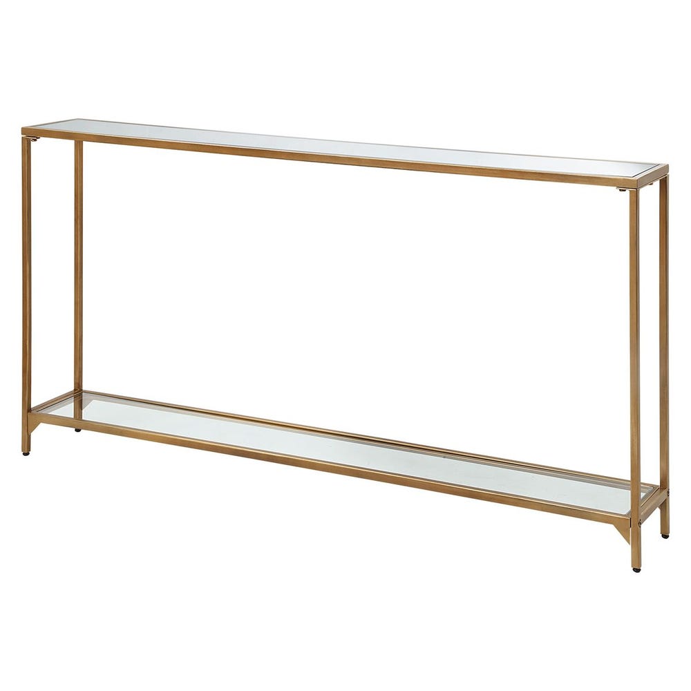 Sutton Minimalist Gold Iron Console Table