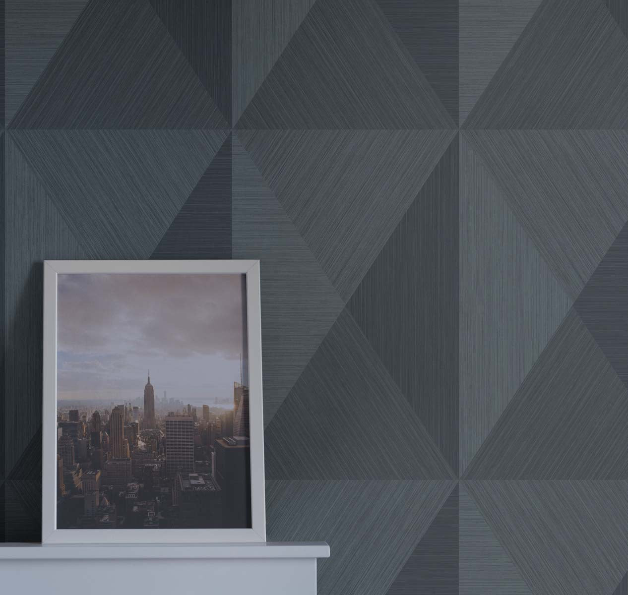 Even More Textures Pinnacle Geometric Embossed Vinyl Unpasted Wallpaper