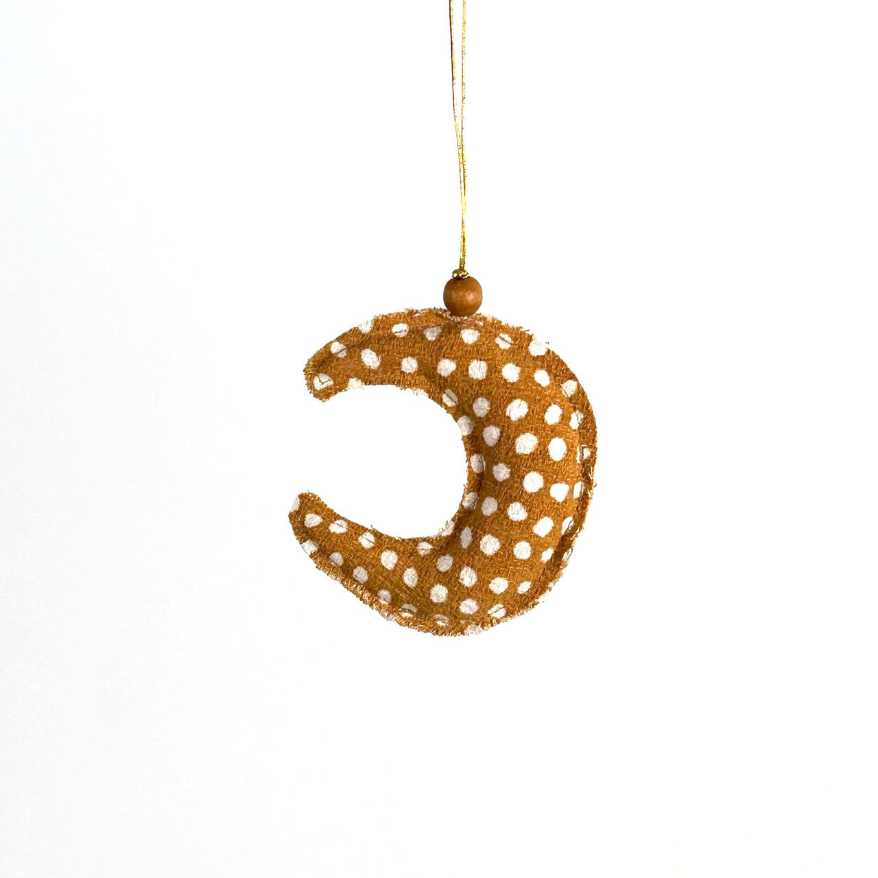 Mustard Yellow Whimsical Ornaments - Set of 4