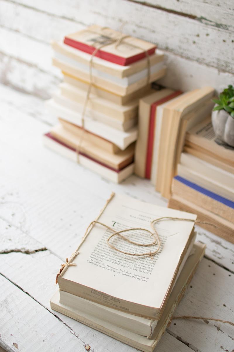 Repurposed Decorative Book Bundles