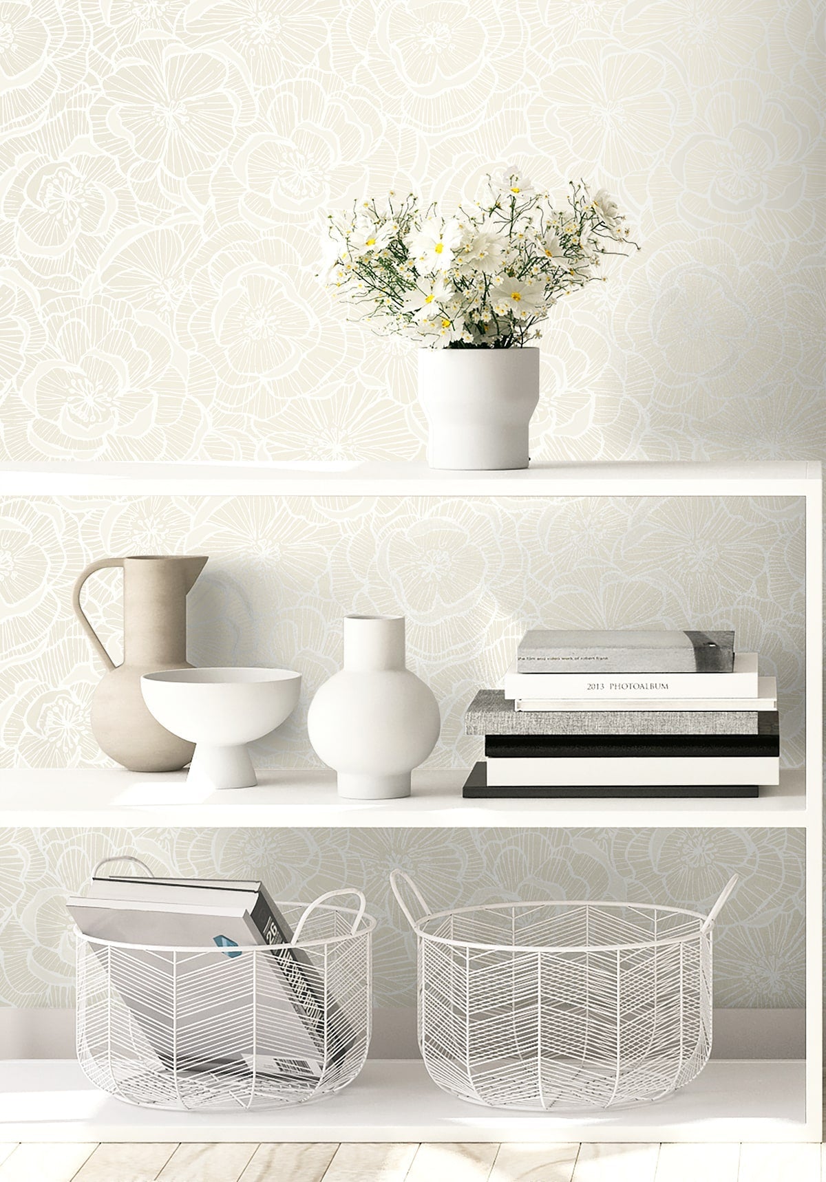Piano Alejandra Floral Unpasted Wallpaper
