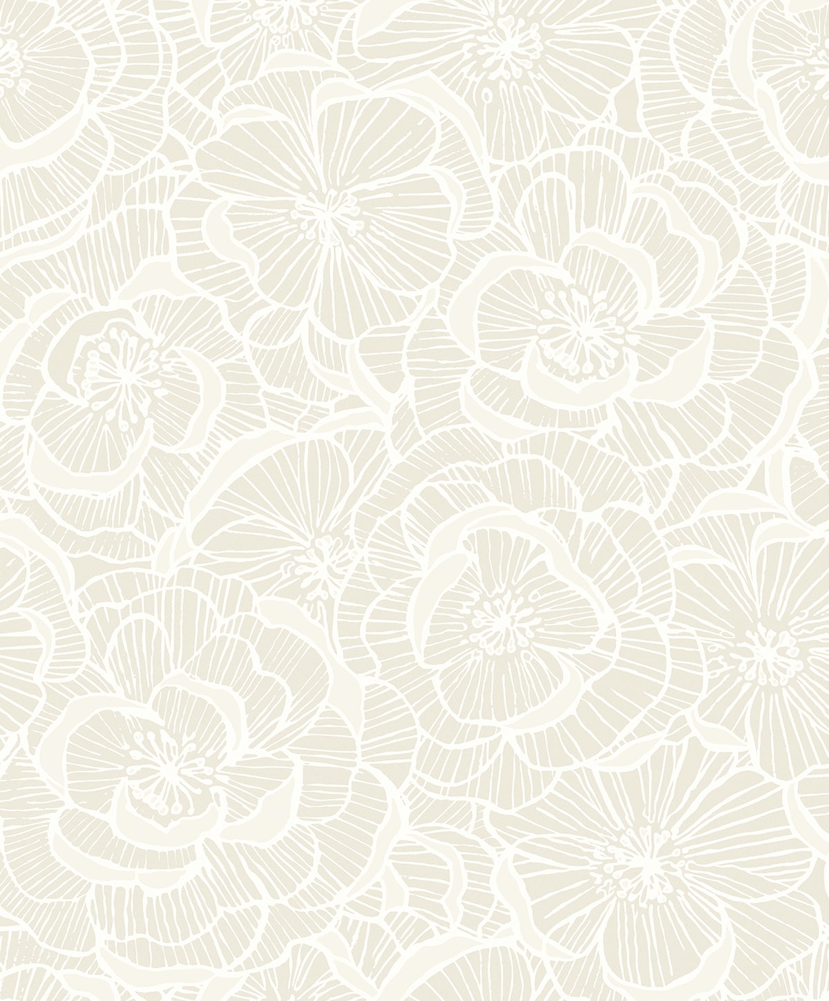 Piano Alejandra Floral Unpasted Wallpaper
