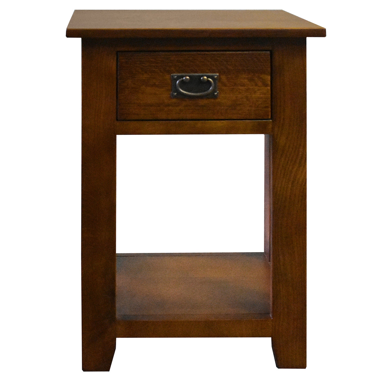 Mission 1 Drawer Nightstand - Walnut (AW)