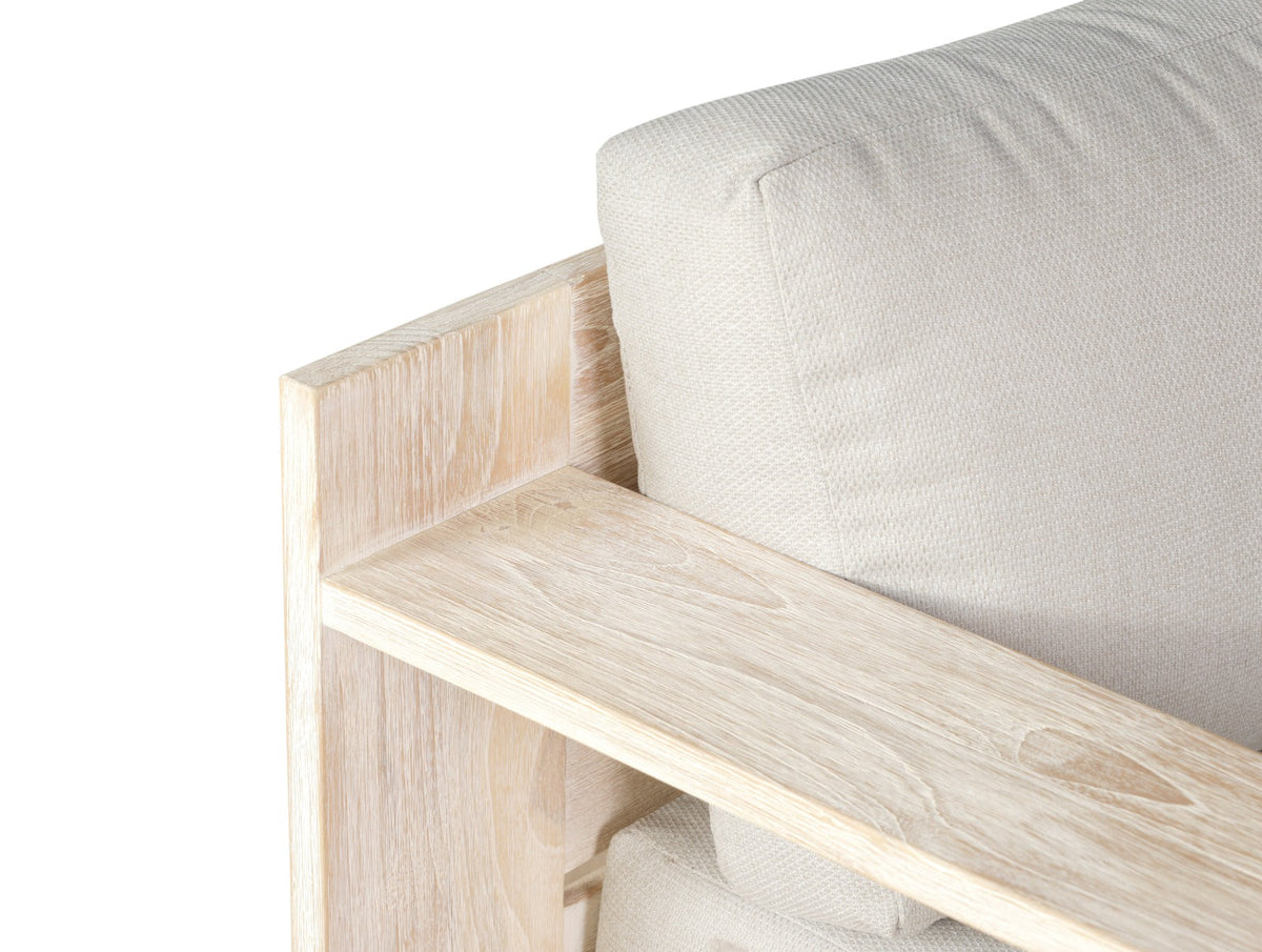 Imperial Grove Outdoor Solid Teak Wood, Natural Look ArmChair