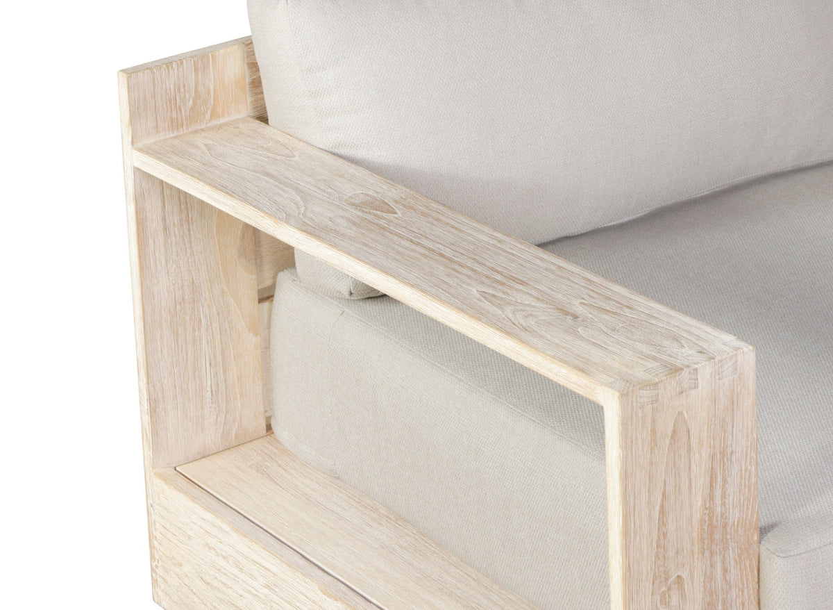 Imperial Grove Outdoor Solid Teak Wood, Natural Look ArmChair